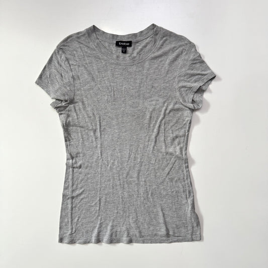 Bebe Grey Top