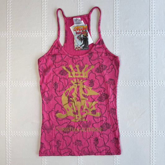 Christian Audigier Pink Tank