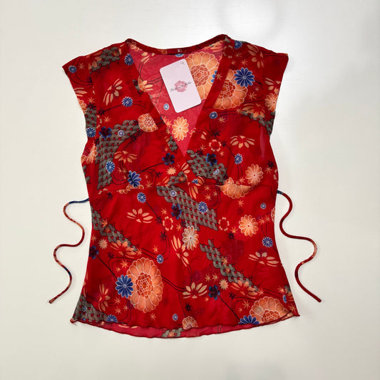 Red Babydoll Top