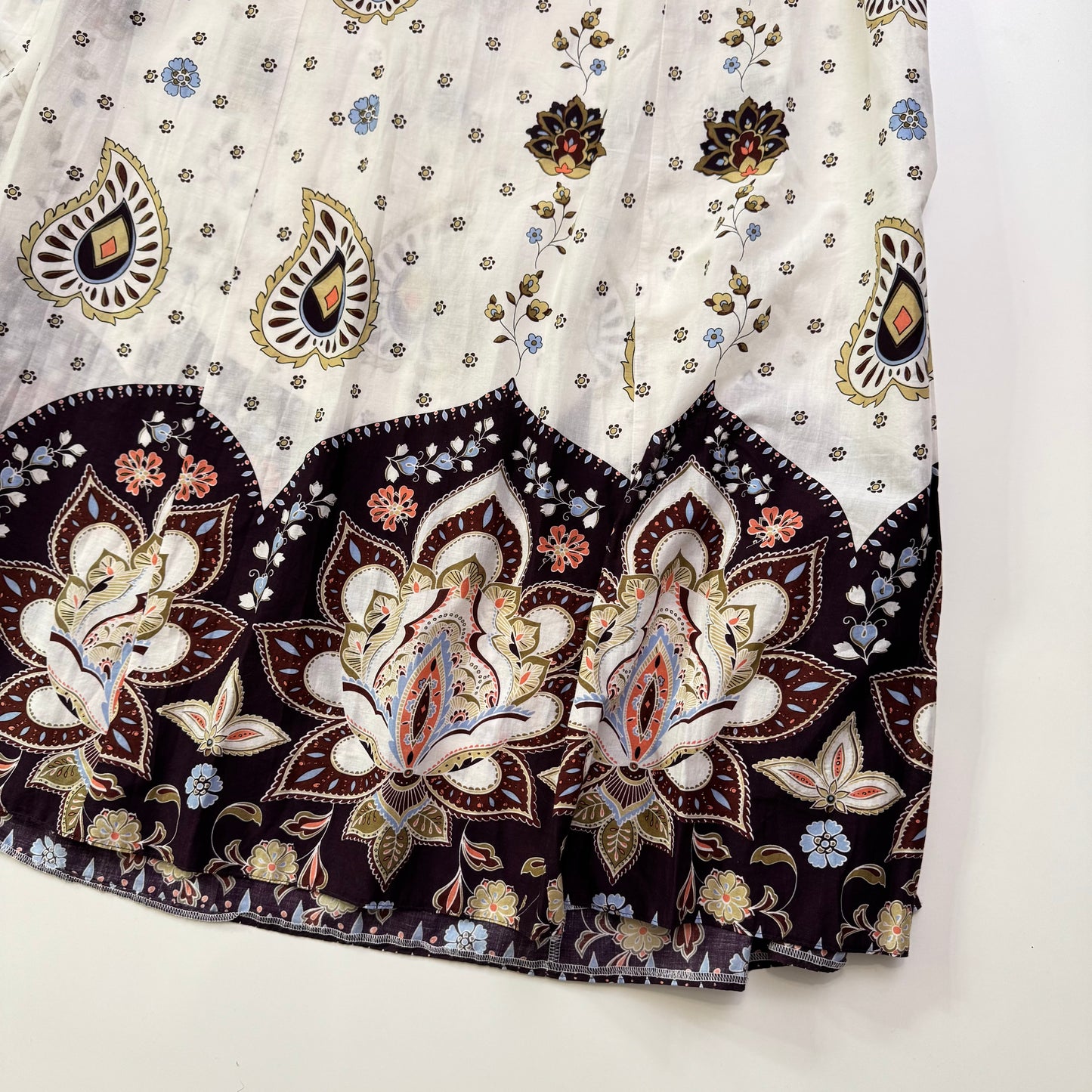 Patterned Maxi Skirt