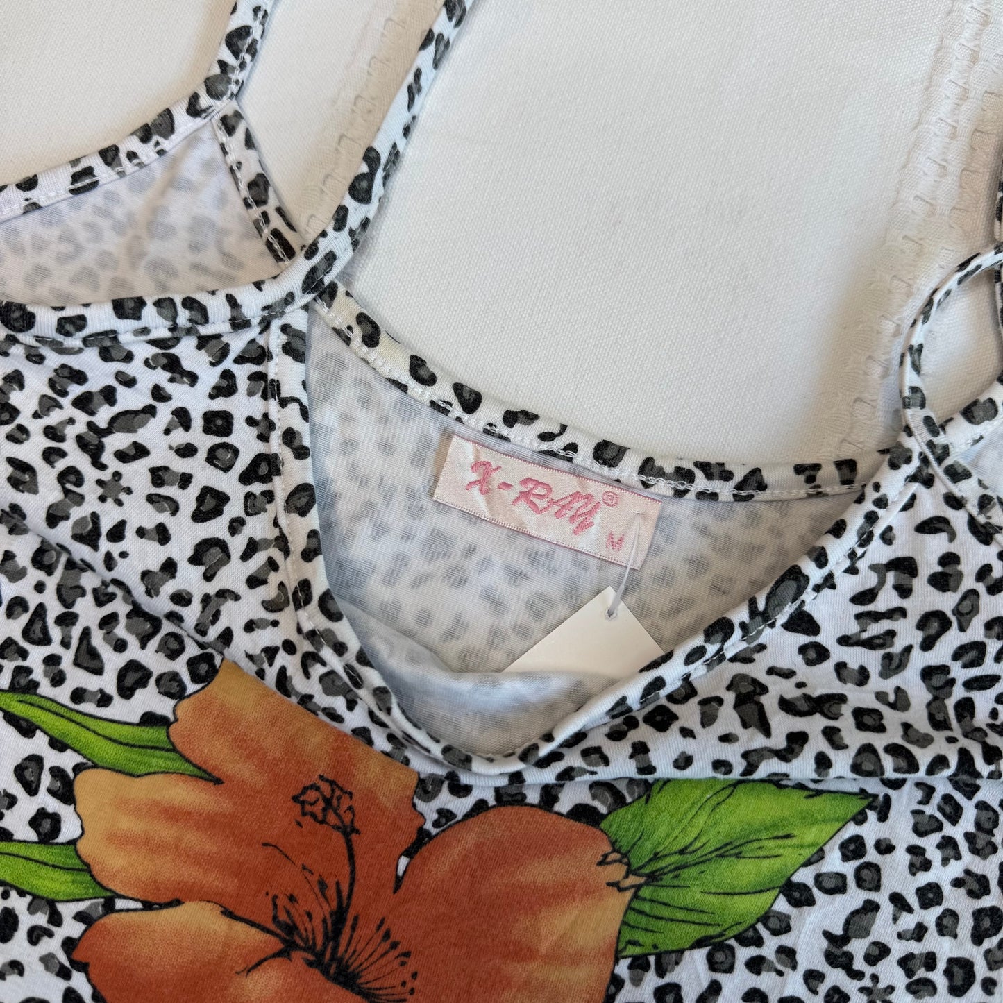 Leopard & Hibiscus Print Cami