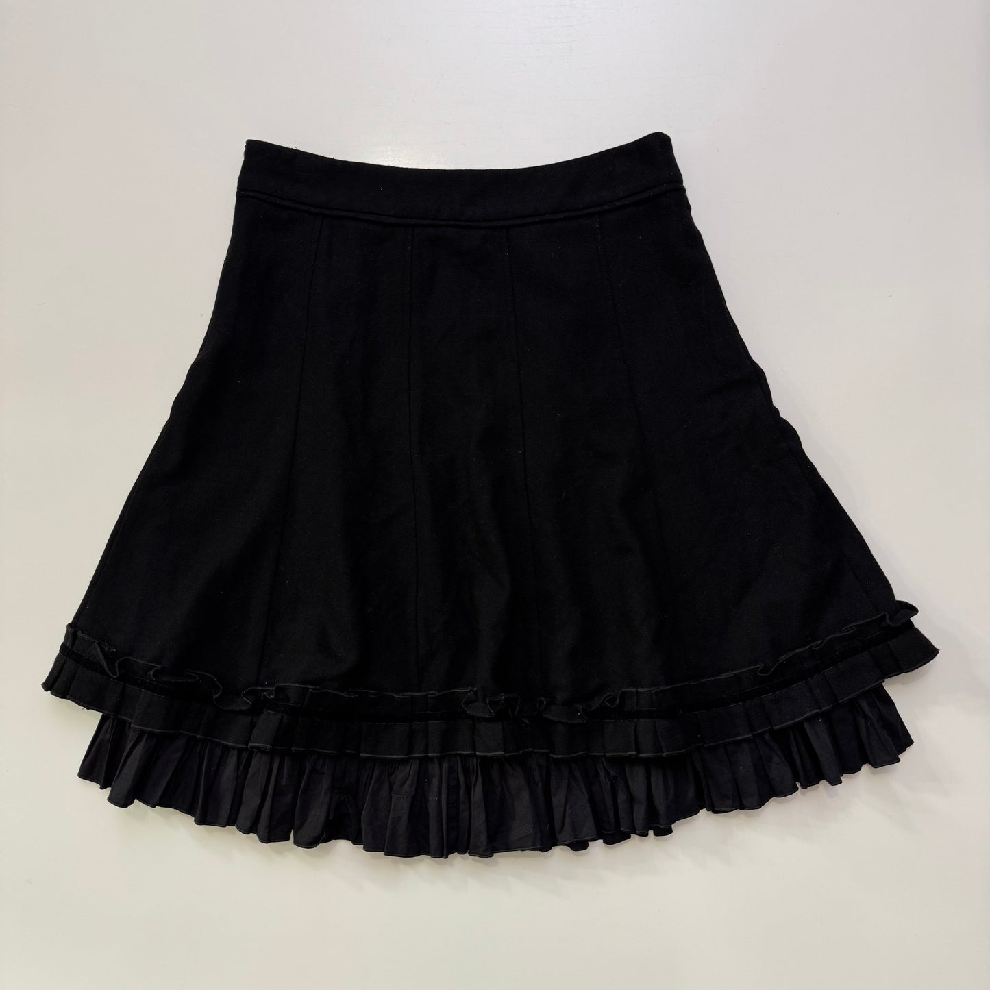 Black Knit Midi Skirt