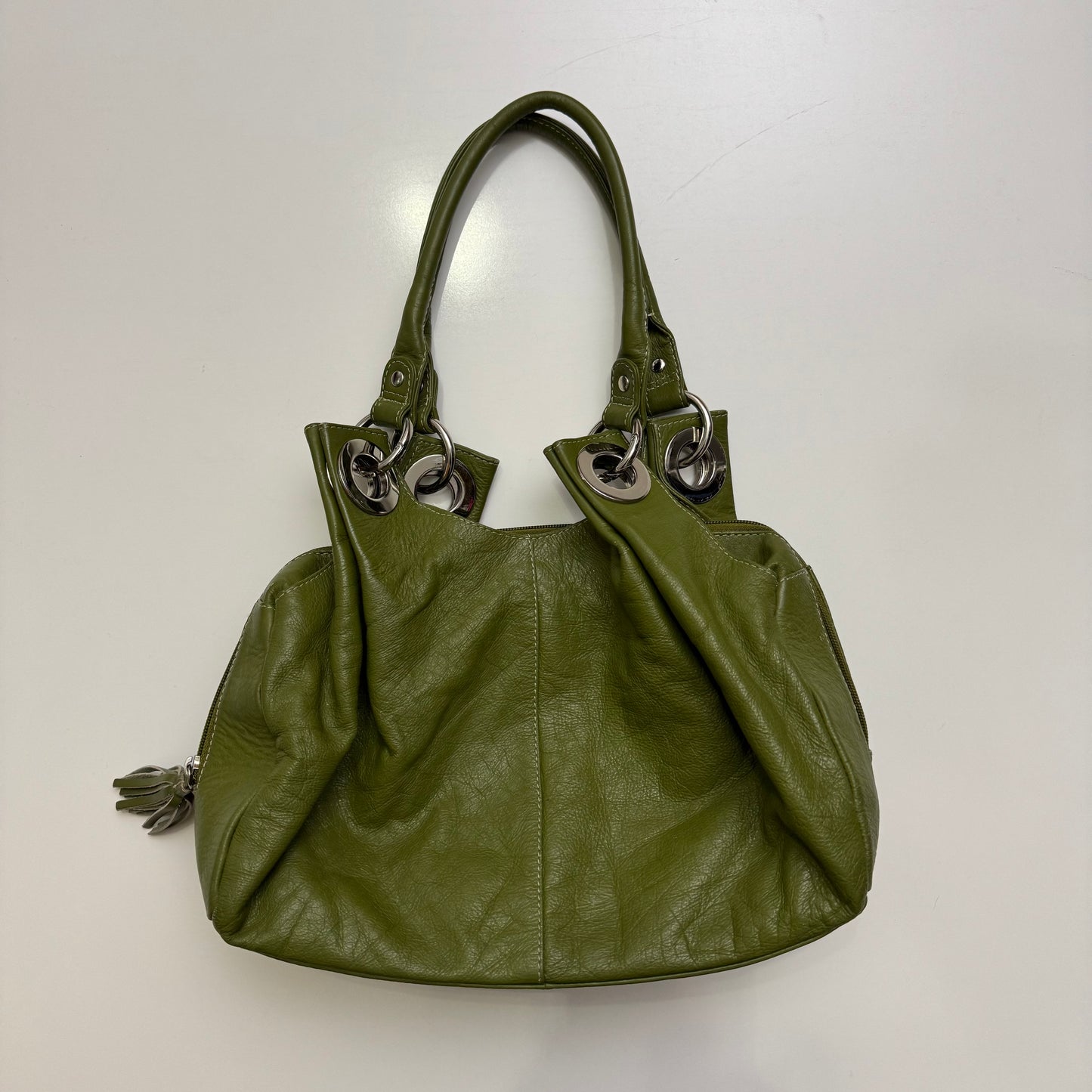 Green Leather Handbag