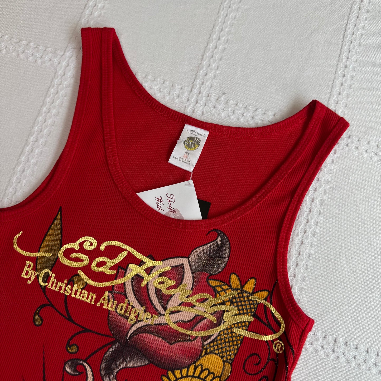 Ed Hardy Red Tank