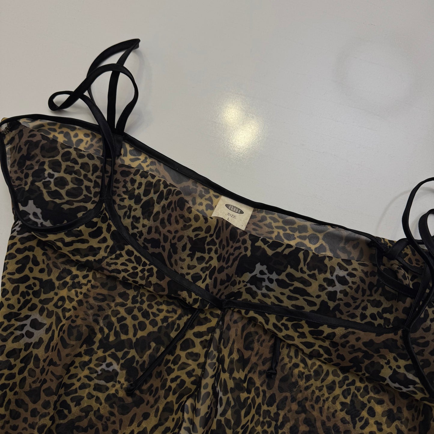 Cheetah Print Babydoll Cami