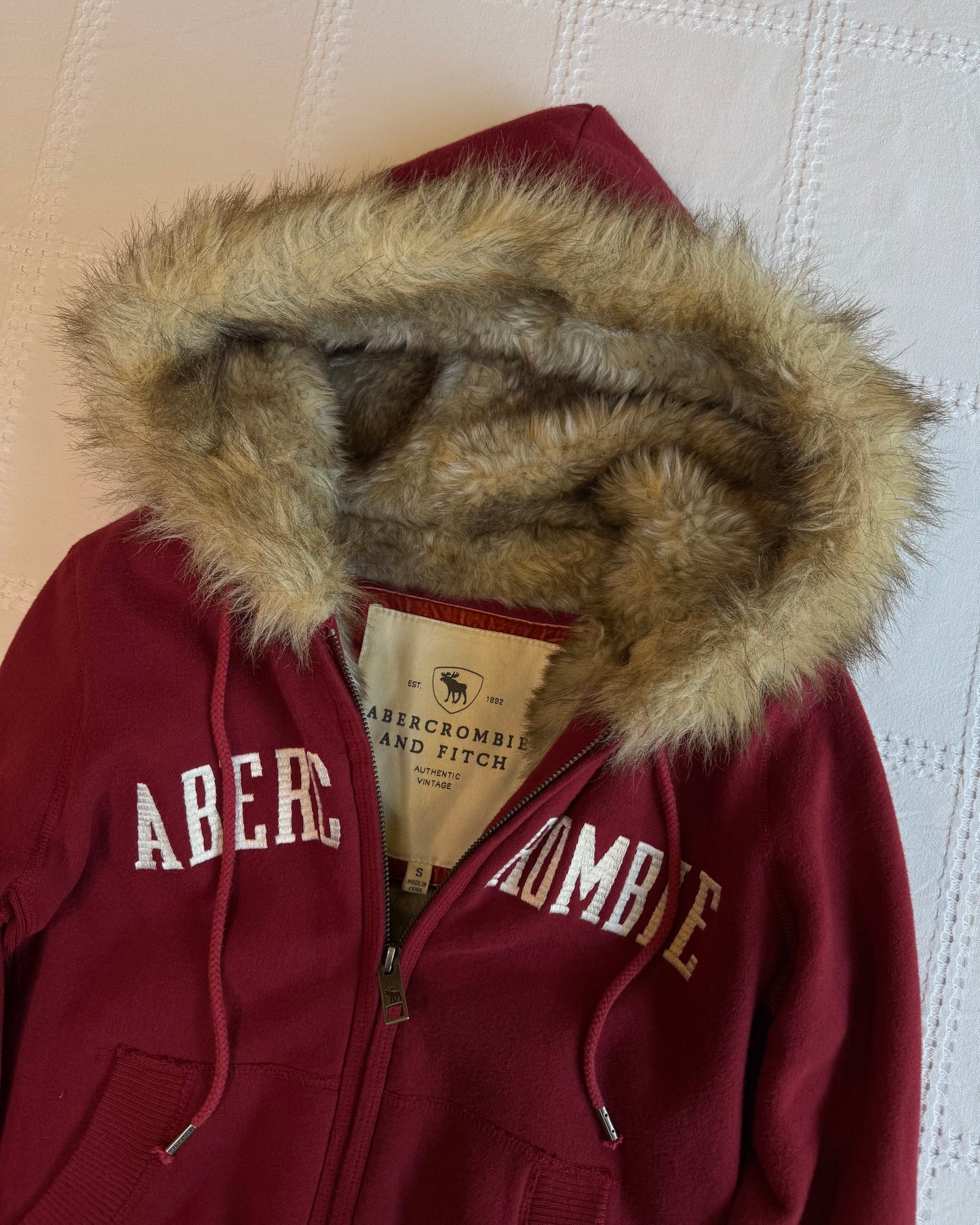 Abercrombie & Fitch Fur Hood Jacket