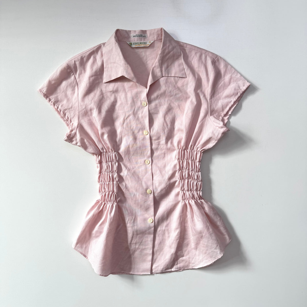 Pink Cinched Shirt