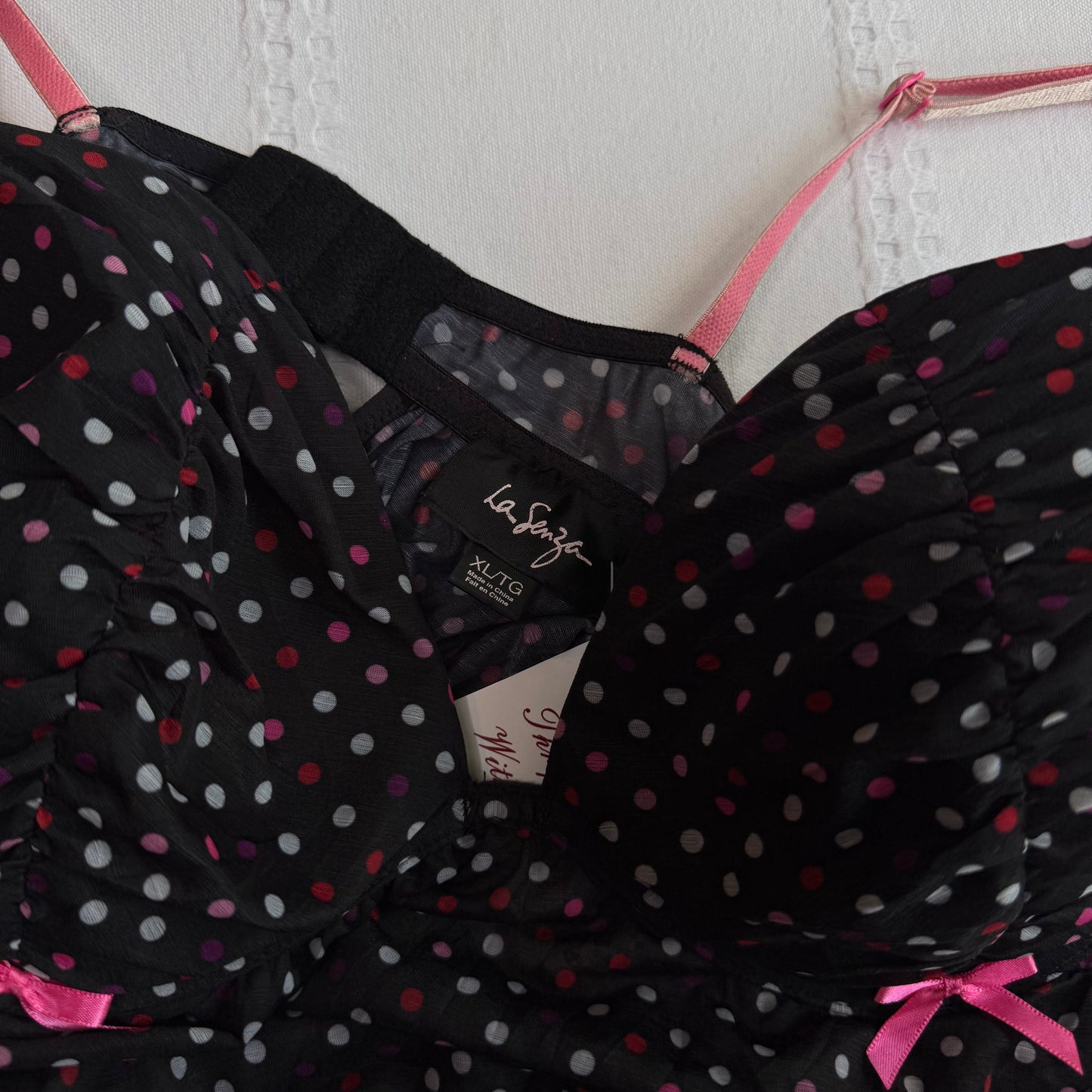 Polka Dot Babydoll Cami