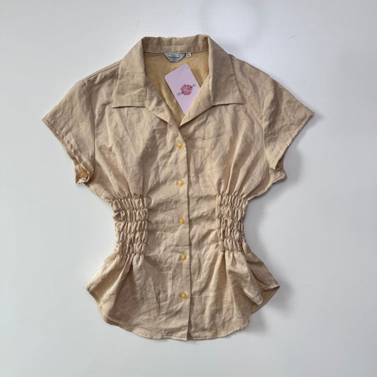 Cinched Button Up