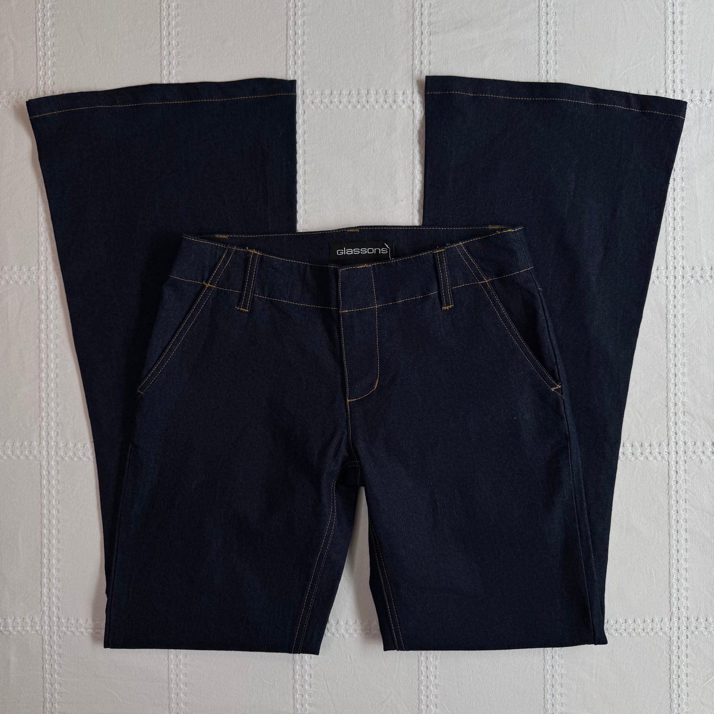 Low Rise Flare Jeans