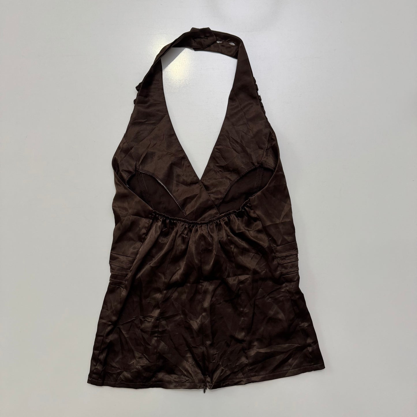 Brown Halter Top