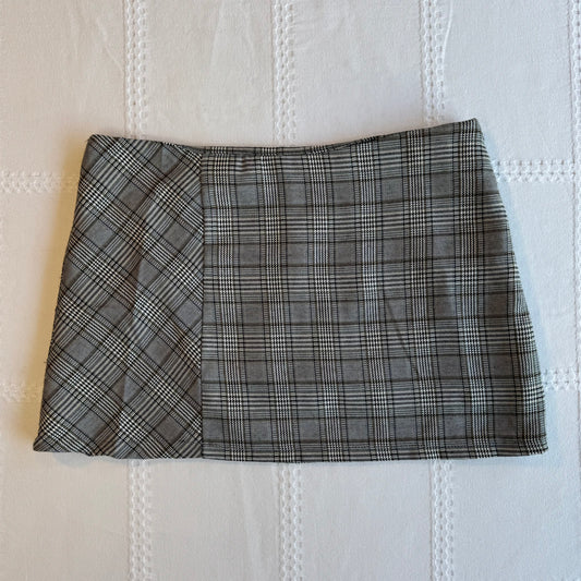 Plaid Low Rise Micro Mini