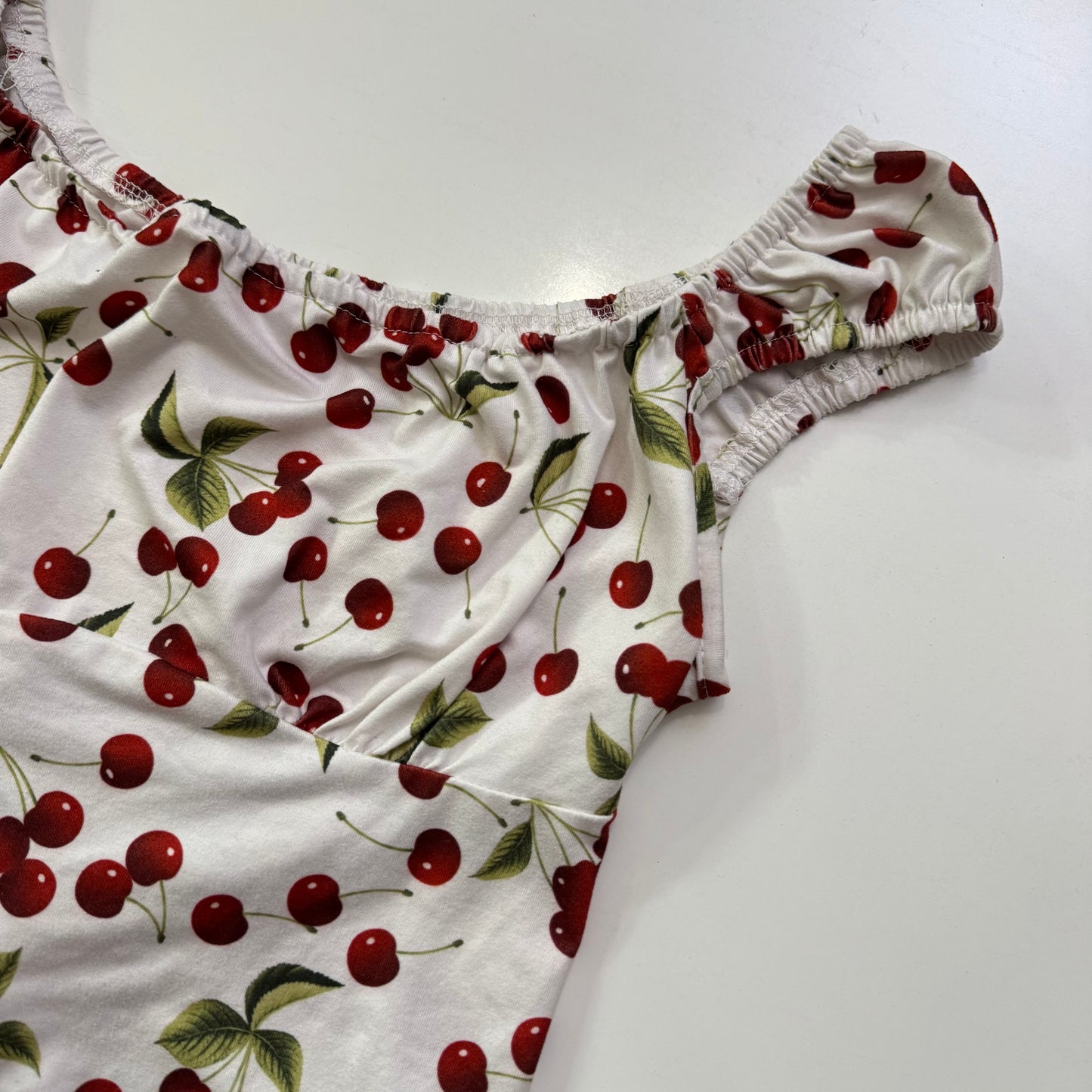 Cherry Babydoll Top