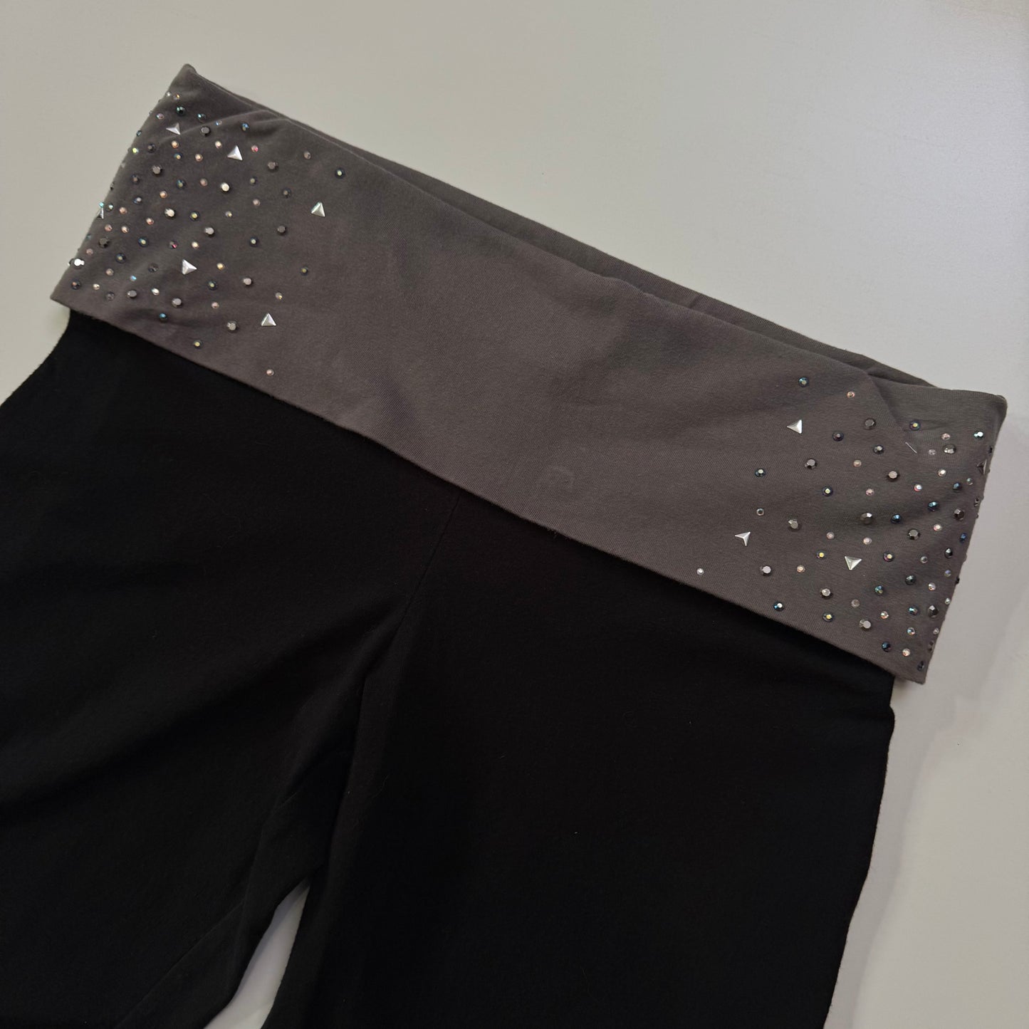 PINK Fold Over Flared Leggings