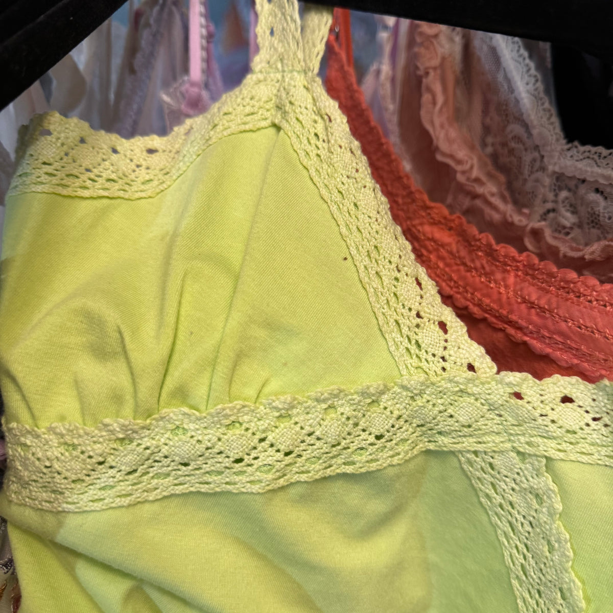 Green Babydoll Cami