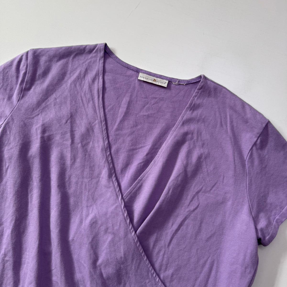 Purple Crossover Top