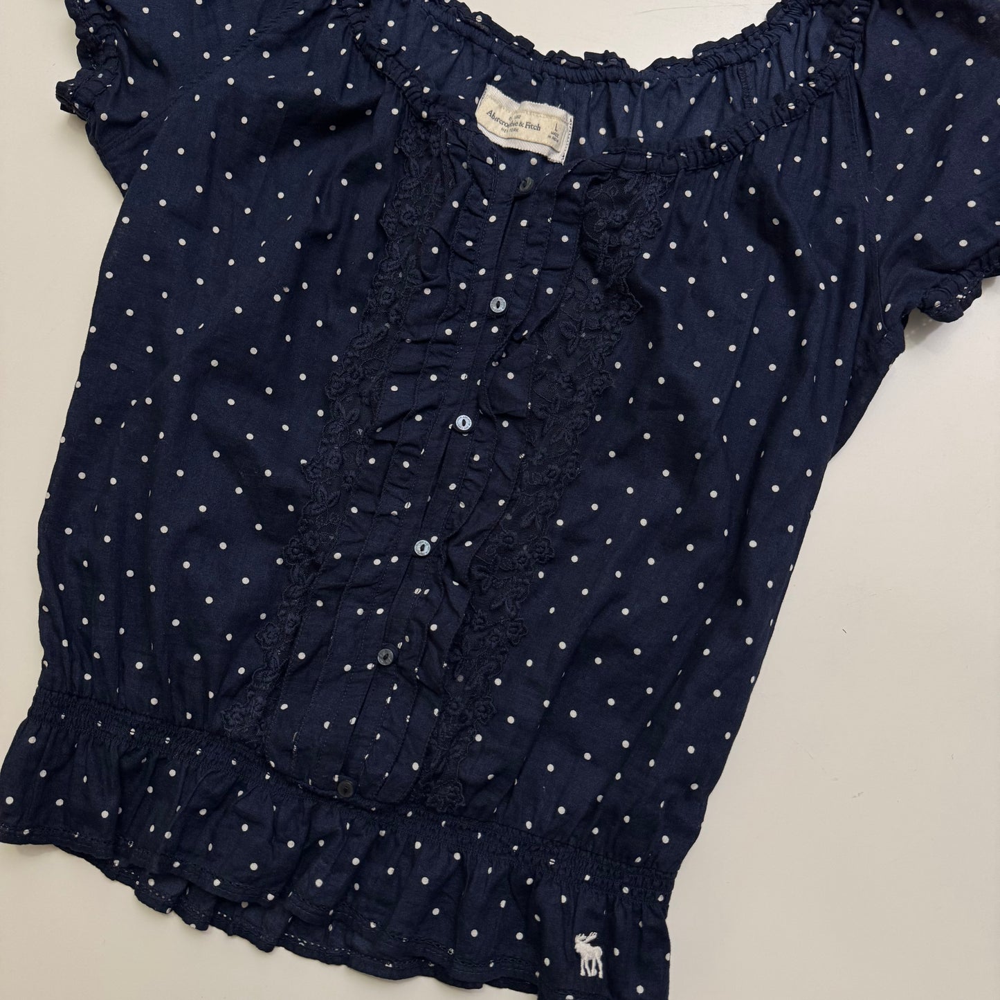 Abercrombie Polka Dot Blouse