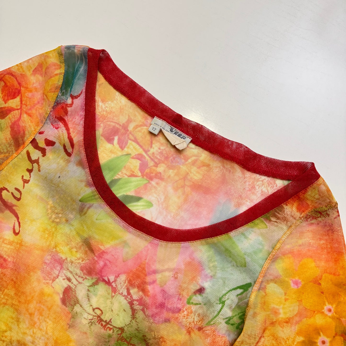 Colourful Mesh Longsleeve