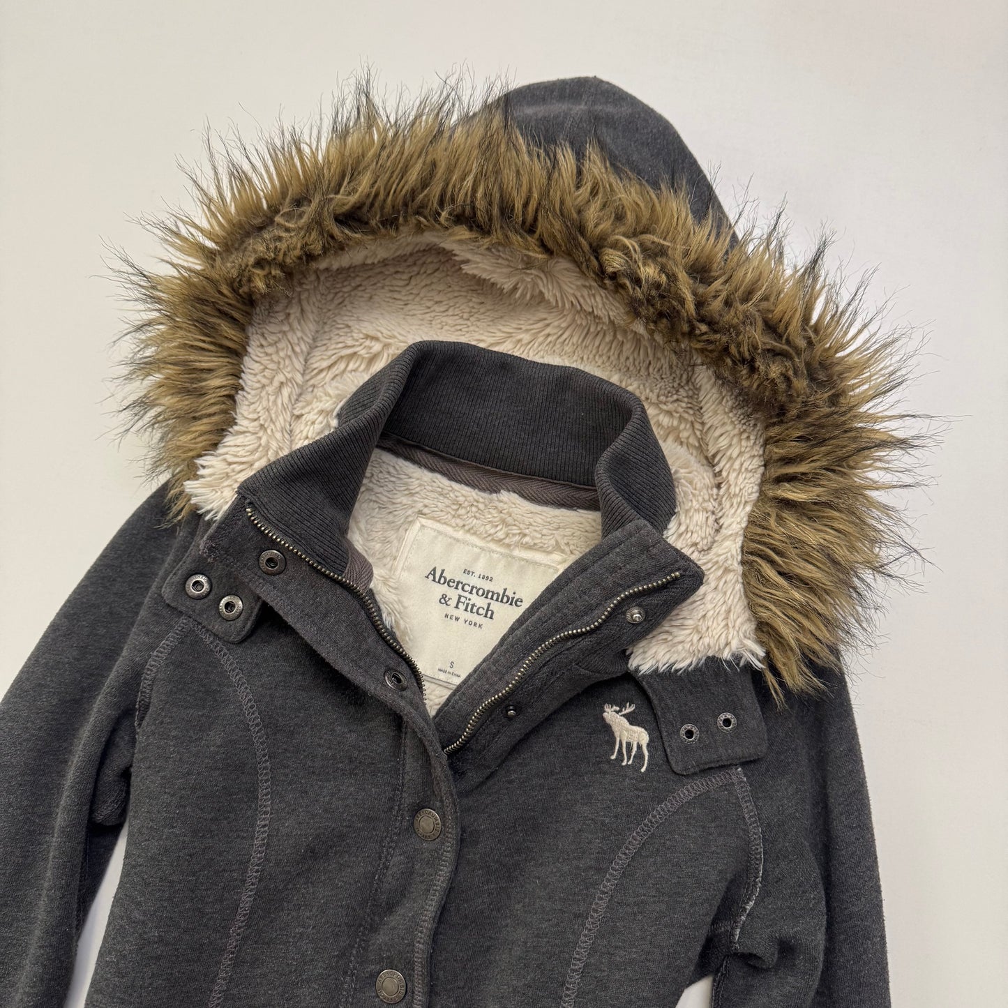 Abercrombie Fur Hood Jacket