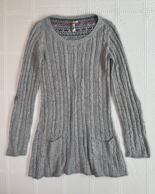 Knit Grey Mini Dress