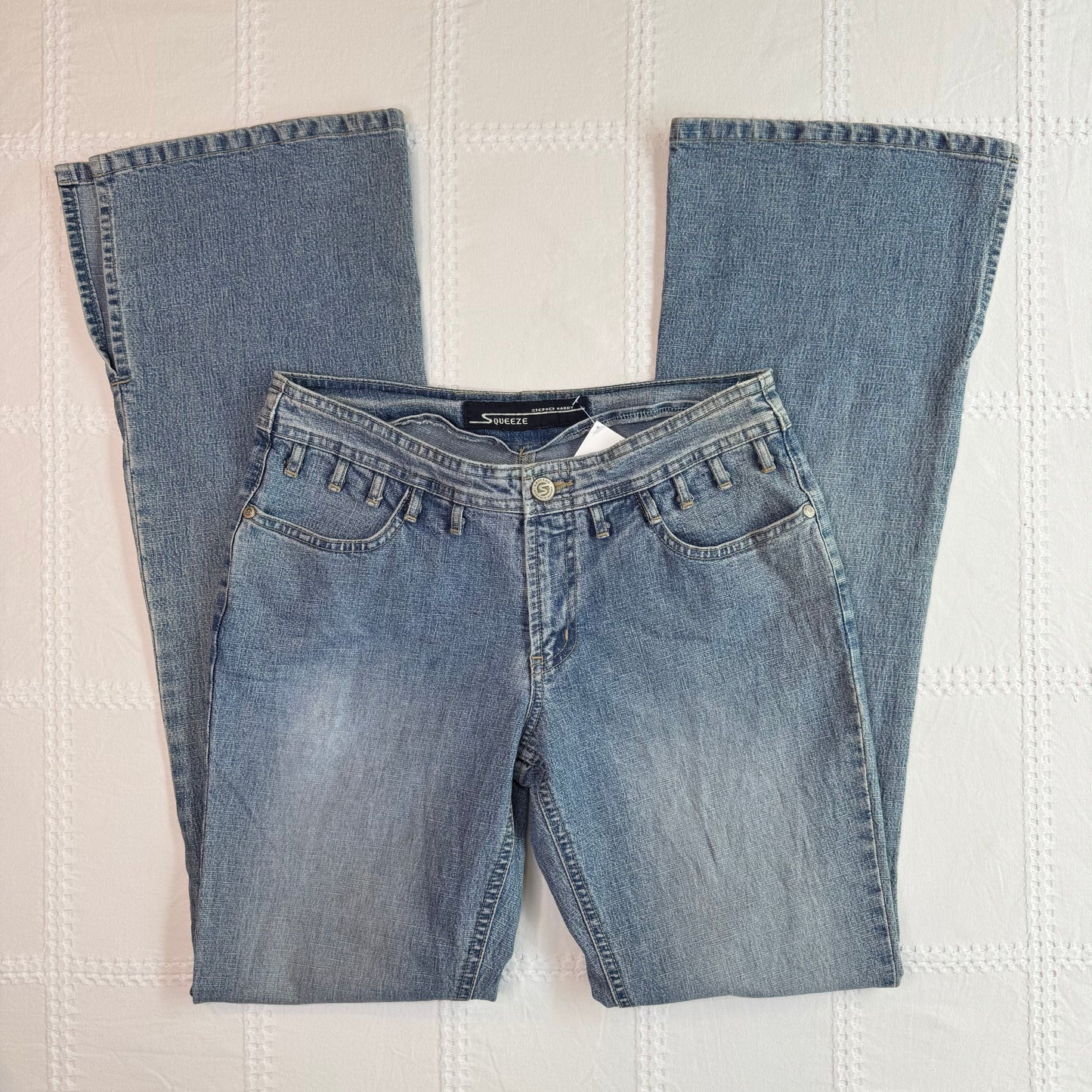 Low Rise Flare Jeans