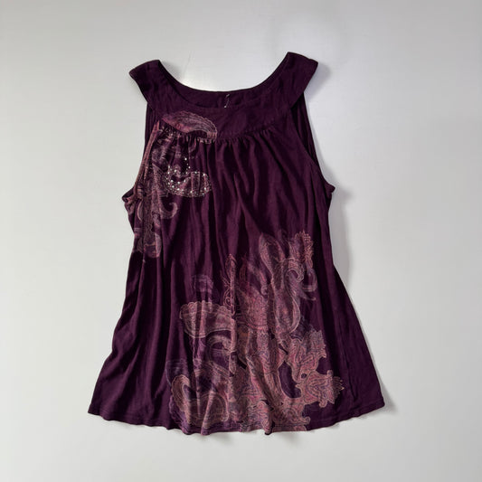 Paisley Print Cami