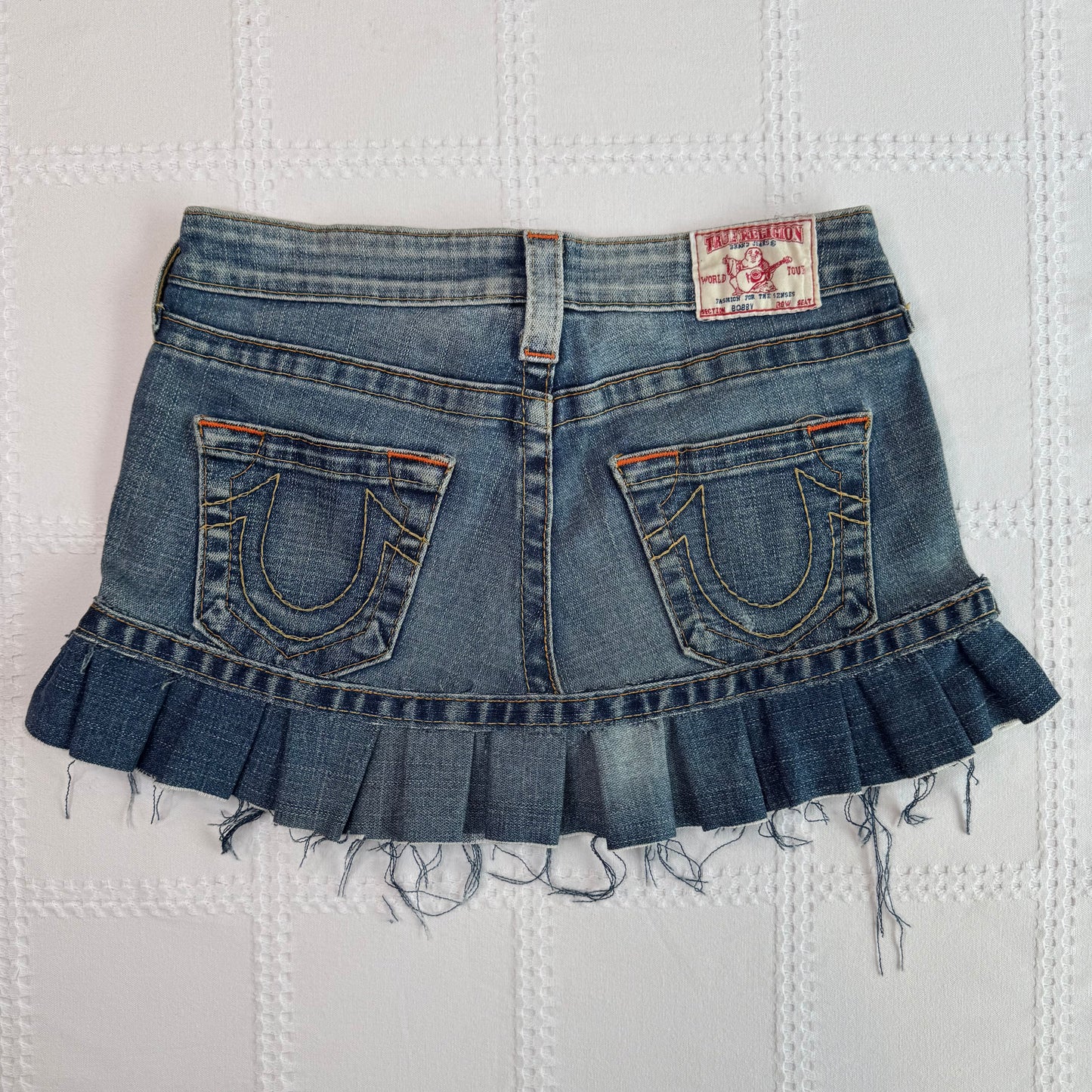 True Religion Denim Pleat Mini