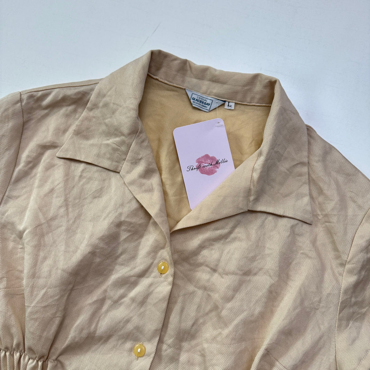 Cinched Button Up