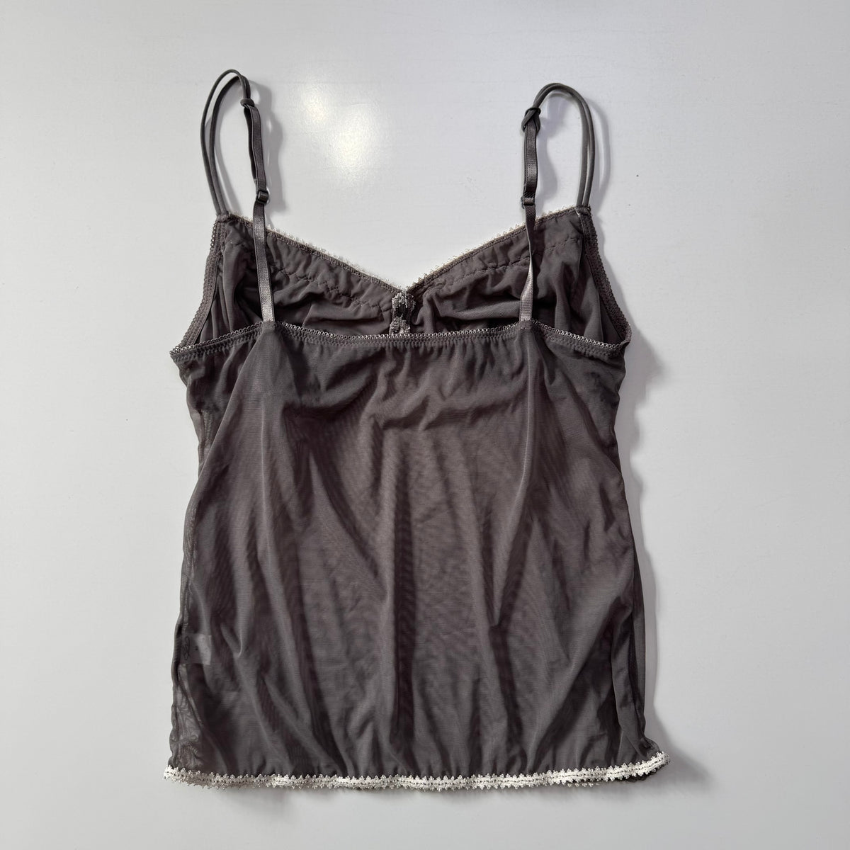 Grey Mesh Cami