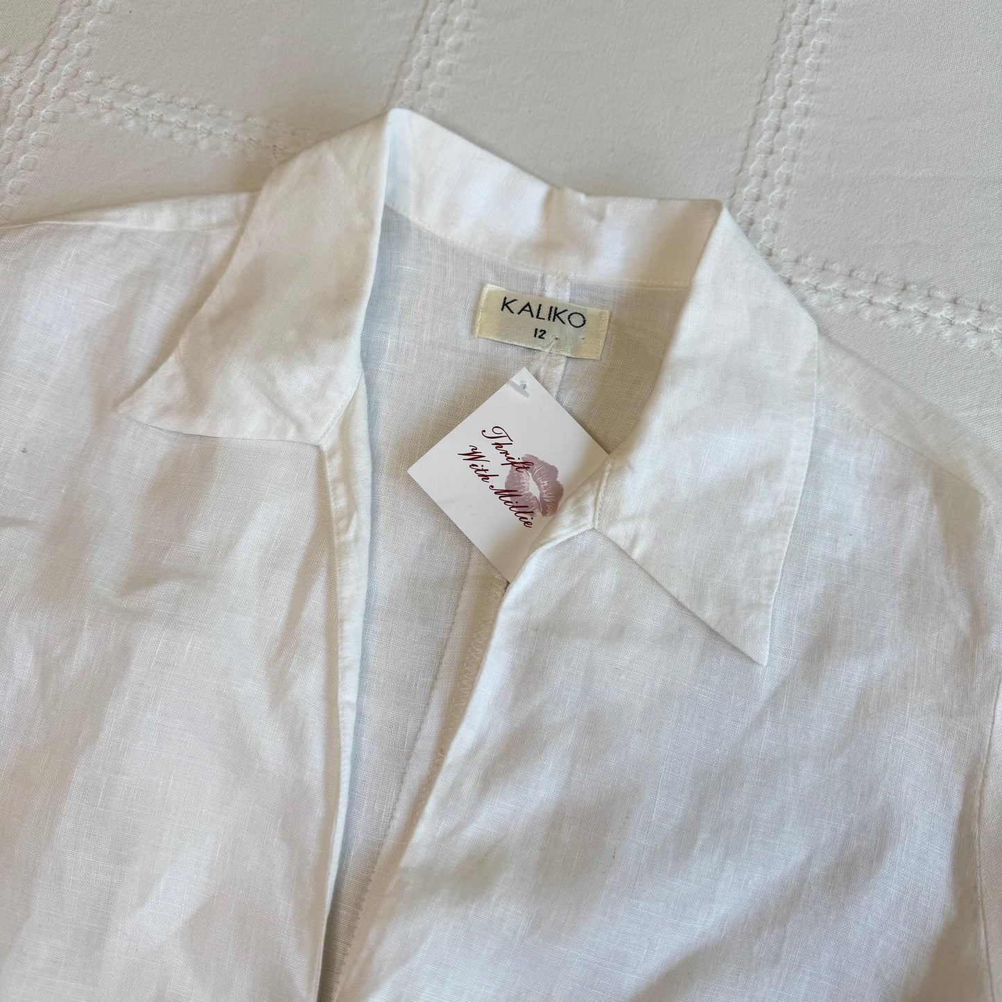 Linen Button Up Blouse