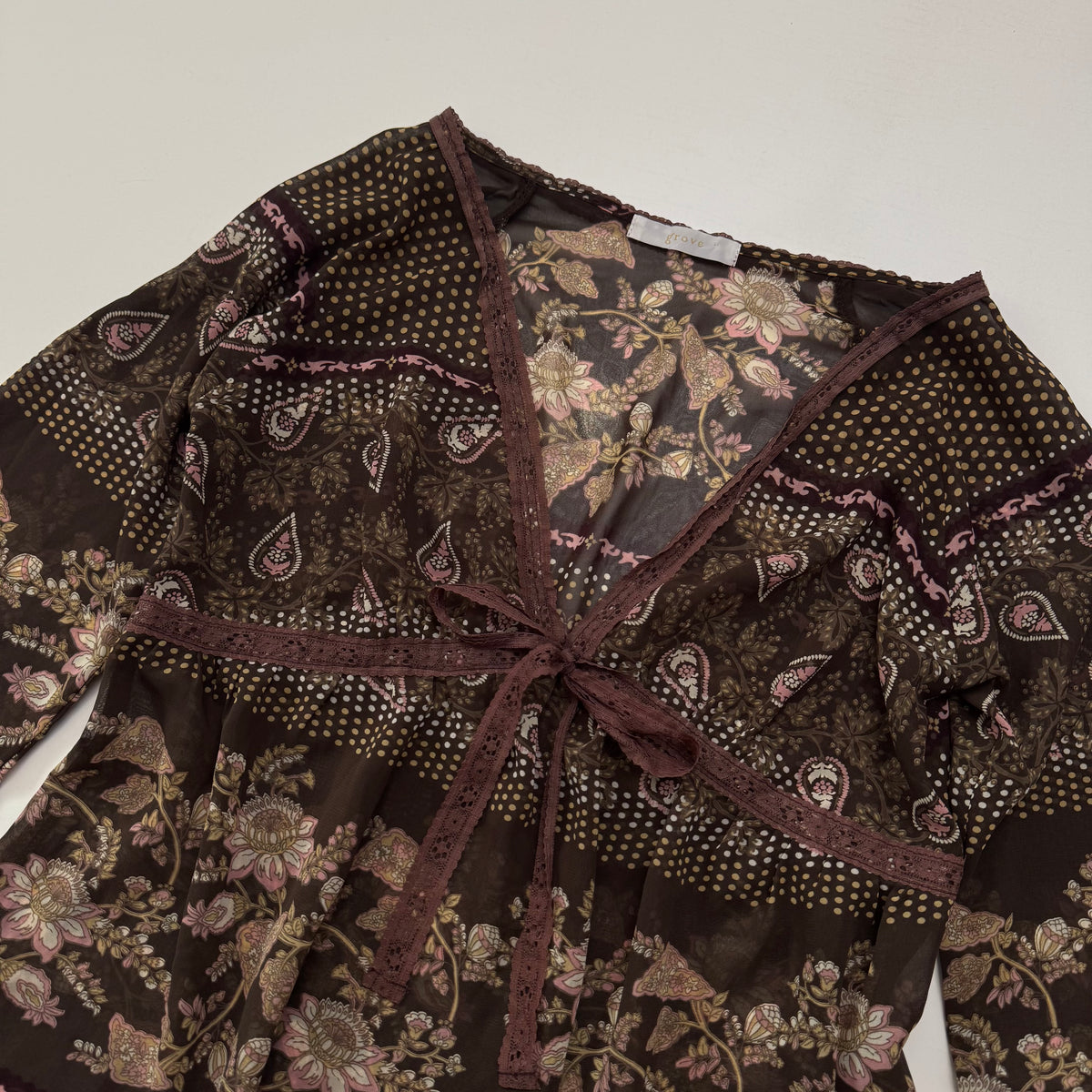 Brown Babydoll Longsleeve