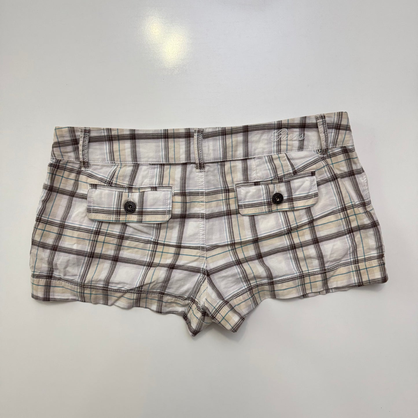 Plaid Guess Mini Shorts