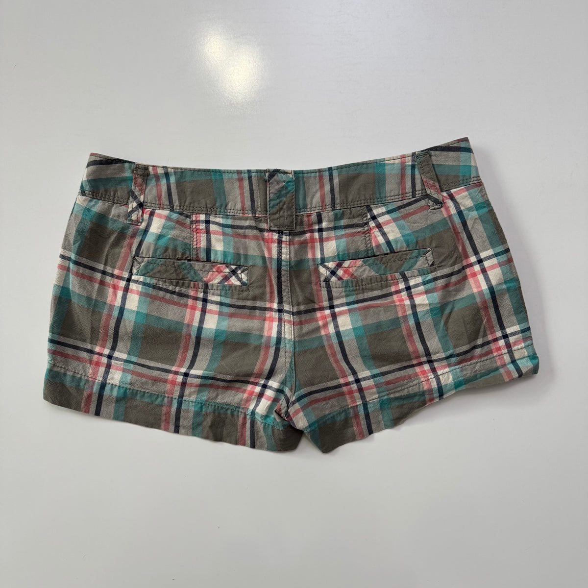 Plaid Mini Shorts