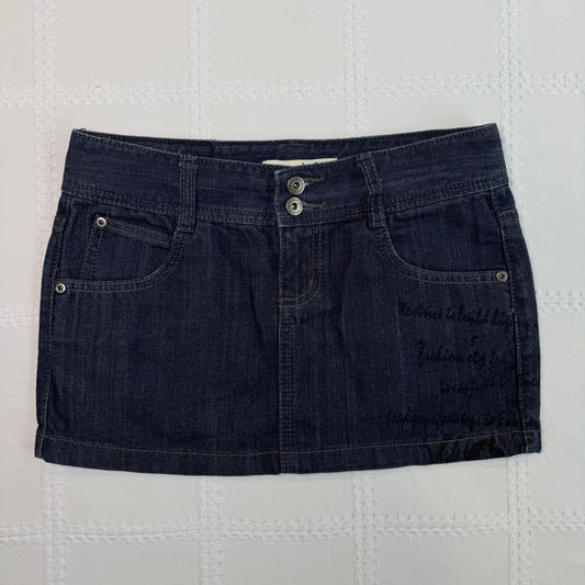 00s Low Rise Denim Mini