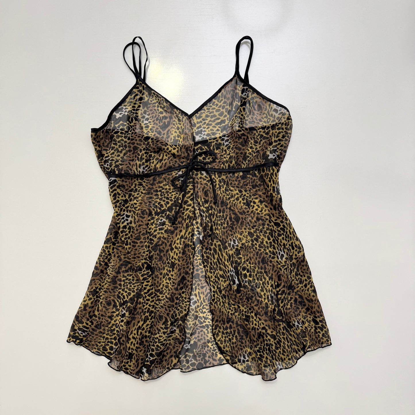 Cheetah Print Babydoll Cami