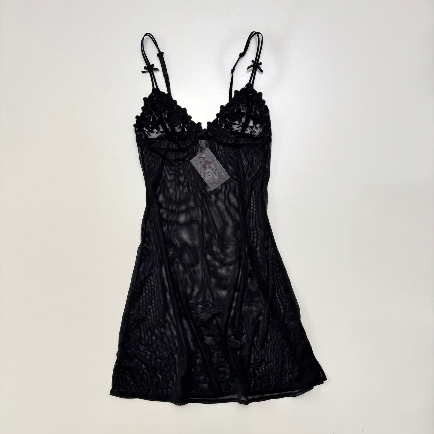 Black Lace Slip Dress