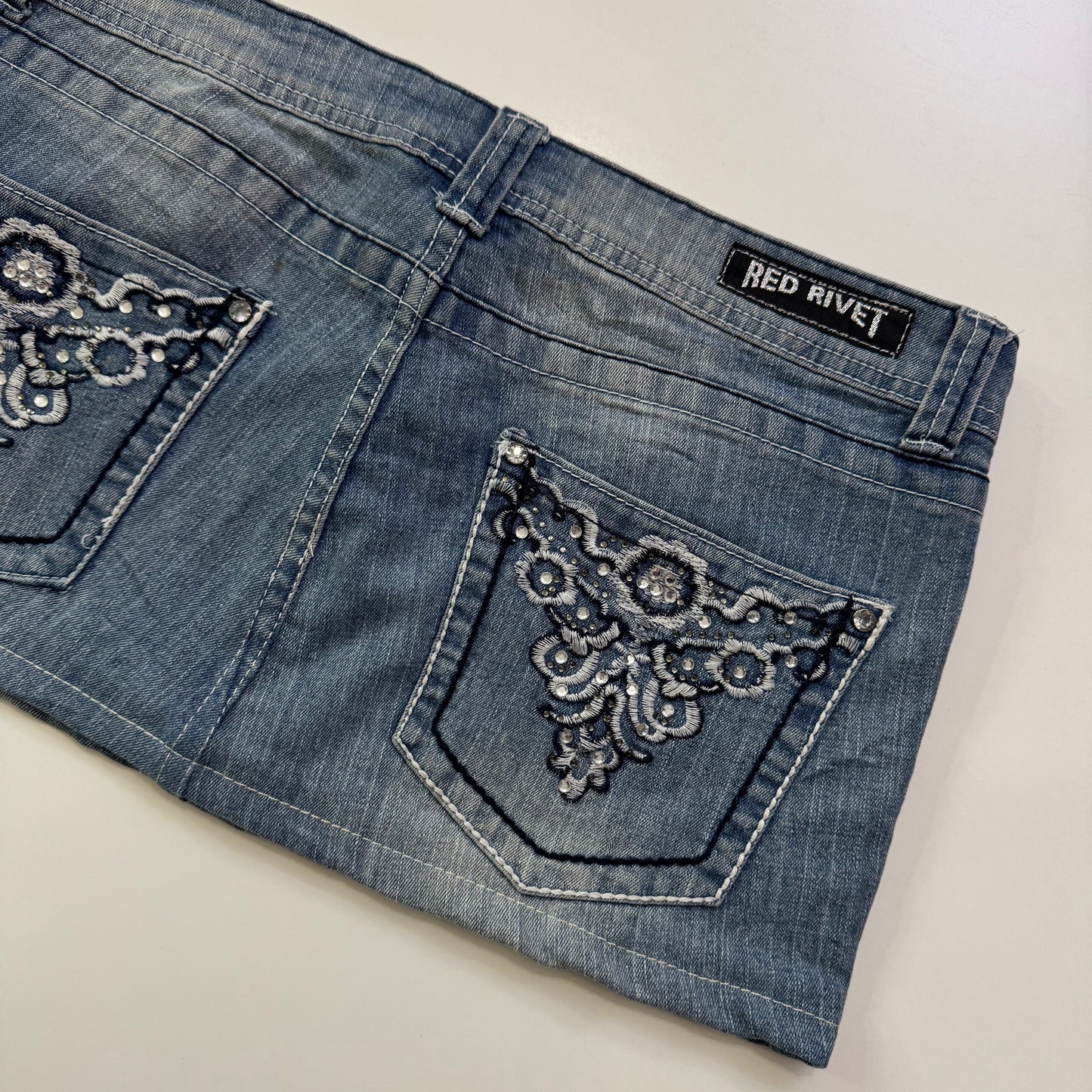 00s Denim Mini Skirt