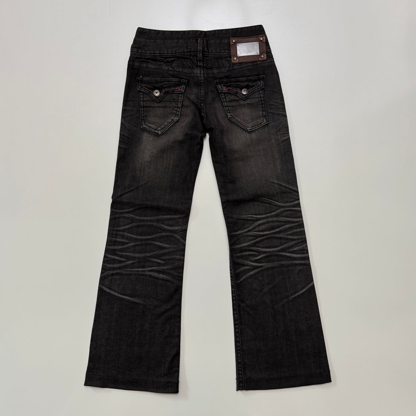 Low Rise Flare Jeans