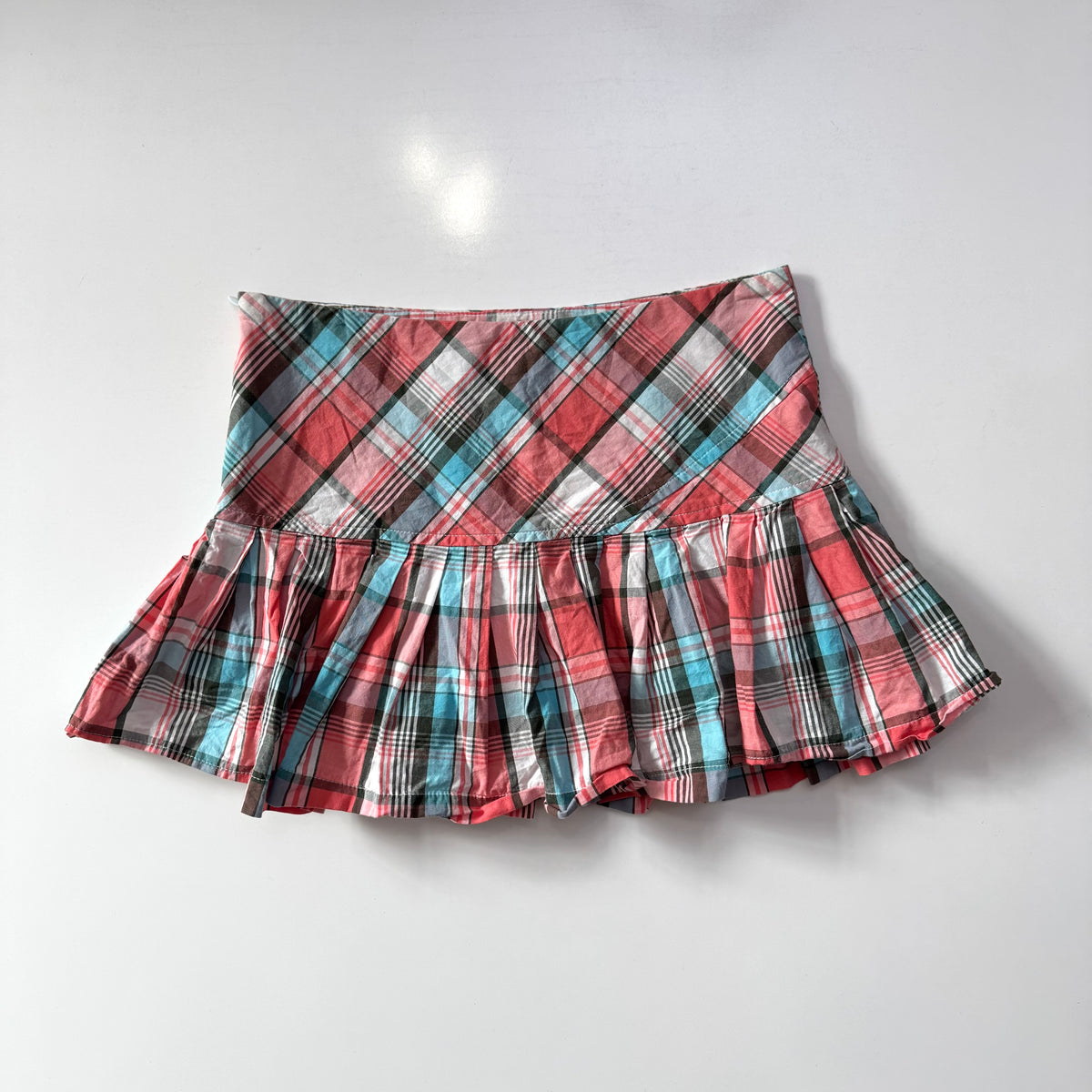 Plaid Mini Skirt