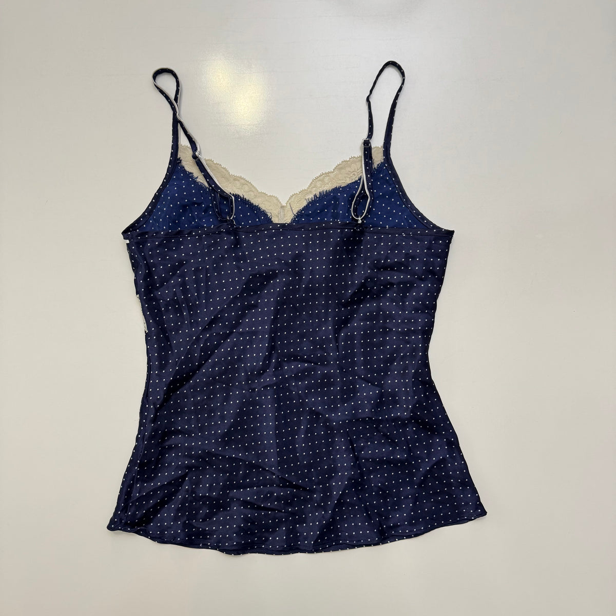 Navy Polka Dot Cami