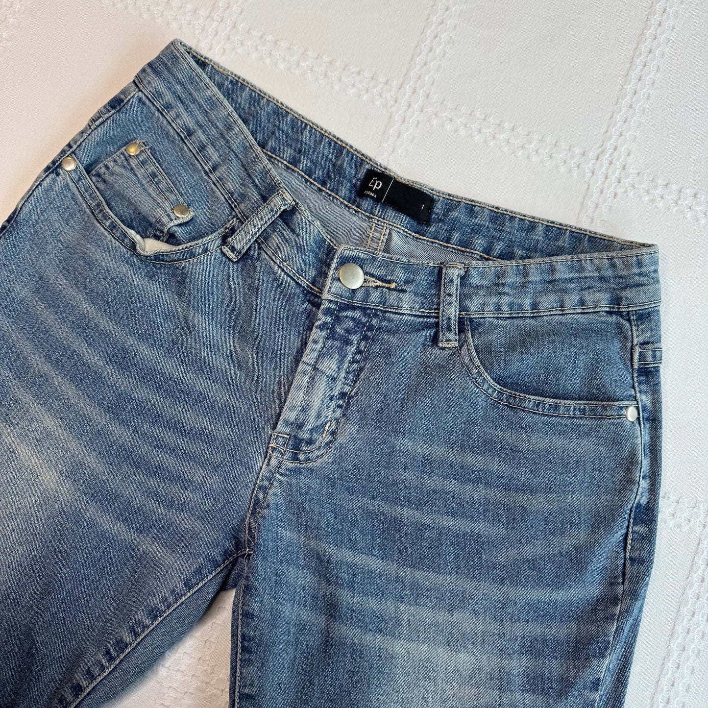 Low Rise Flare Jeans