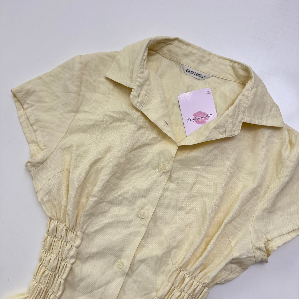 Yellow Cinched Shirt