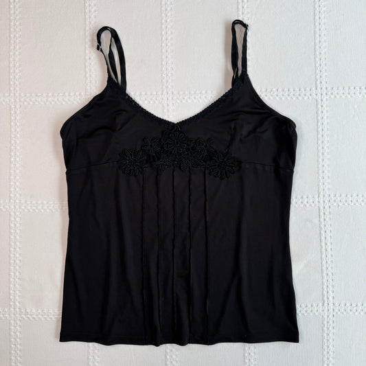 Black Babydoll Lace Cami