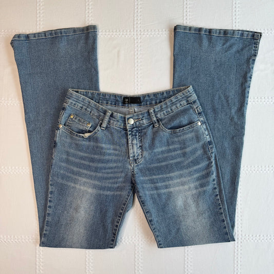 Low Rise Flare Jeans