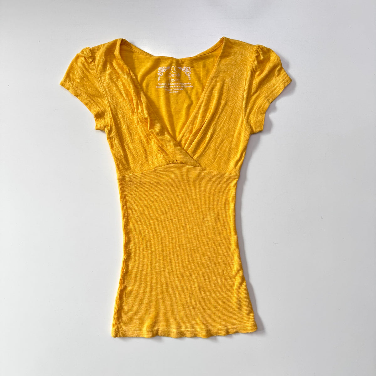 Yellow Crossover Top