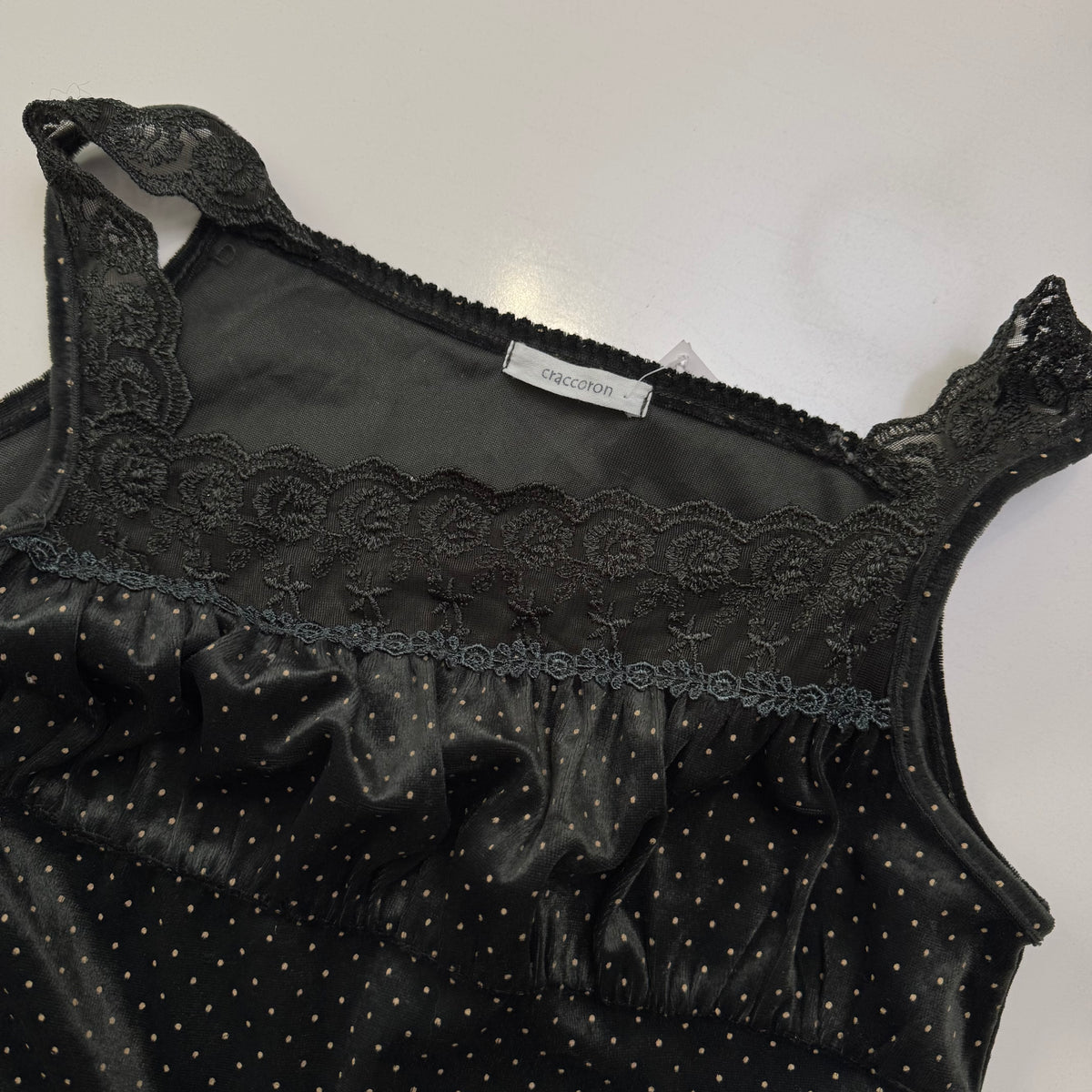 Velour Babydoll Cami
