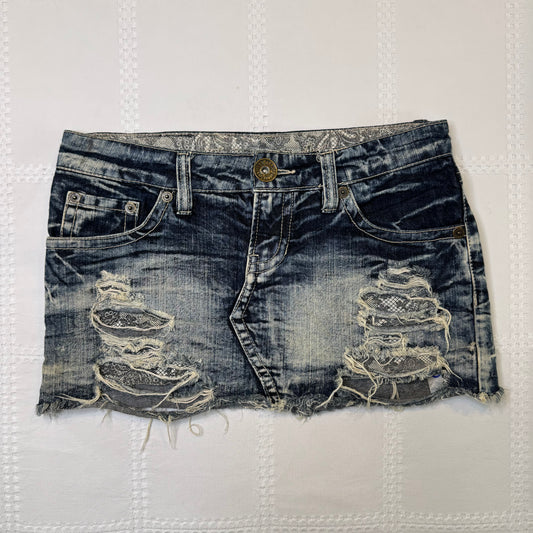 Distressed Denim Mini