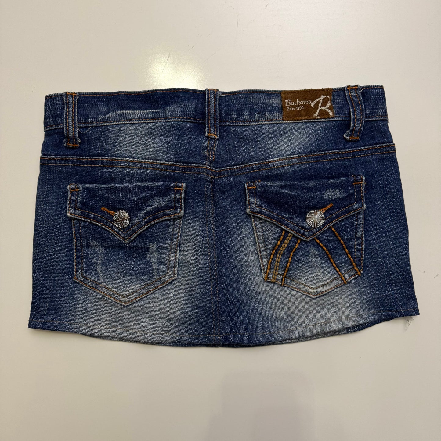 Low Rise Denim Mini