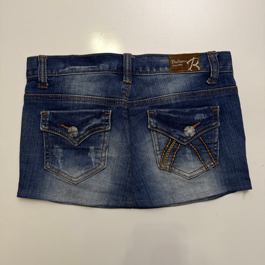 Low Rise Denim Mini