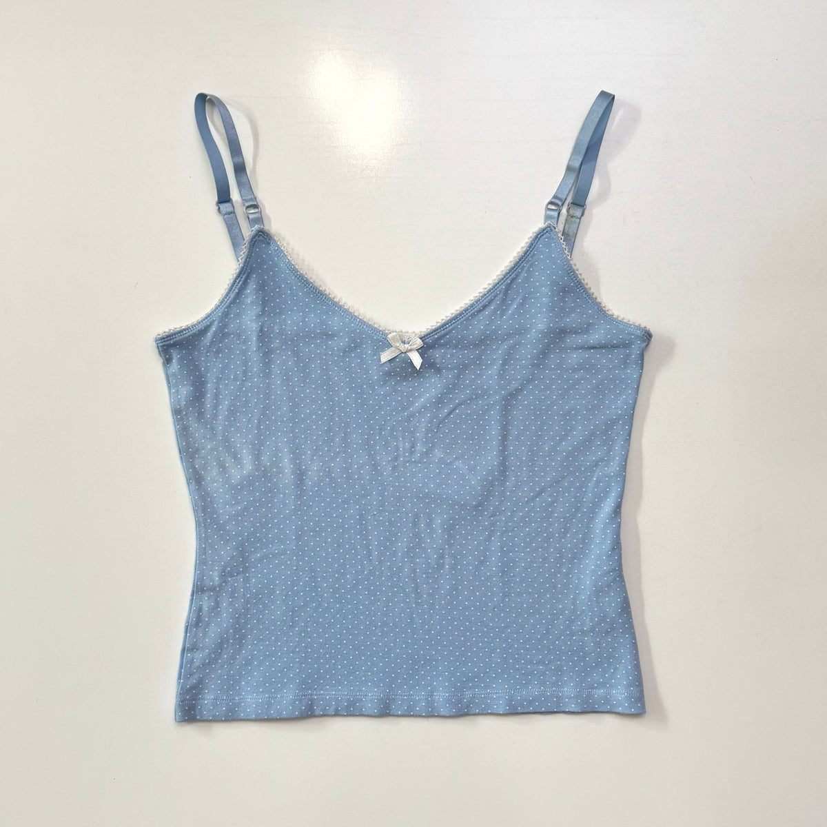 Blue Polka Dot Cami